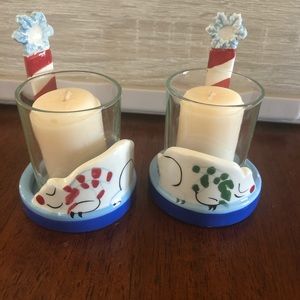 Gold Canyon Snowbear votive holders